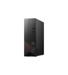 Dell vostro 3681 sff,intel core i3-10100(6mb,up to 4.3 ghz),8gb(1x8)2666mhz ddr4,256gb(m.2)pcie nvme ssd,dvd+/-,integrated graphics,wi-fi 802.11ac(1x1)+ bth,dell mouse - ms116,dell keyboard - kb216,win11pro,3yr nbd