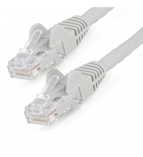 Startech.com n6lpatch15mgr cabluri de rețea gri 15 m cat6 u/utp (utp)