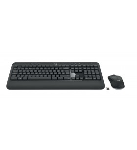Logitech mk540 advanced wireless keyboard and mouse combo tastaturi usb qwerty nordic negru, alb