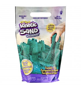 Kinetic Sand Twinkly Teal 2lb Bag nisip kinetic