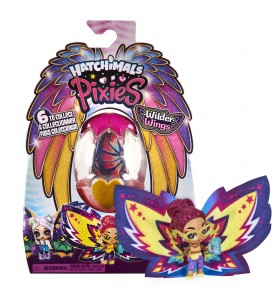 Hatchimals wilder wings pixie with fabric wings and 2 accessories