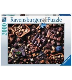 Ravensburger chocolate paradise puzzle (cu imagine) fierăstrău 2000 buc. artistic