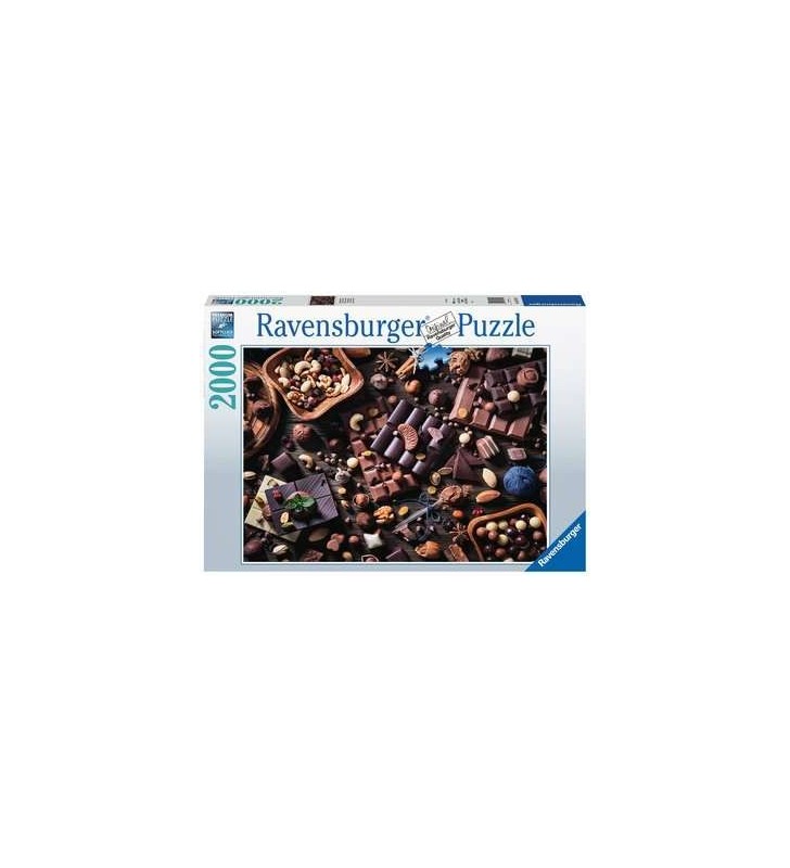 Ravensburger chocolate paradise puzzle (cu imagine) fierăstrău 2000 buc. artistic
