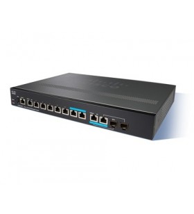 Cisco small business sg350-8pd gestionate l2/l3 gigabit ethernet (10/100/1000) power over ethernet (poe) suport 1u negru
