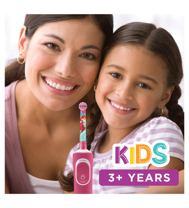Oral-b kids disney princesses copil periuță de dinți rotativă multicolor