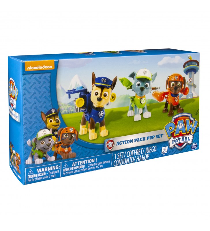 Paw patrol action pack pups 3pk online exclusive 2 (rocky, zuma, chase)