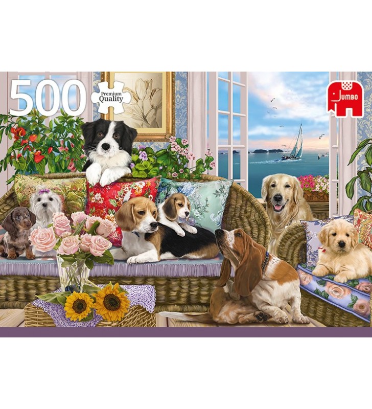 Premium collection furry friends 500 pcs puzzle (cu imagine) fierăstrău 500 buc. animale