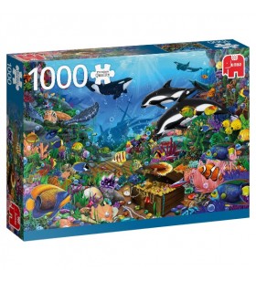 Premium collection jewels of the deep 1000 pcs puzzle (cu imagine) fierăstrău 1000 buc. floră & faună