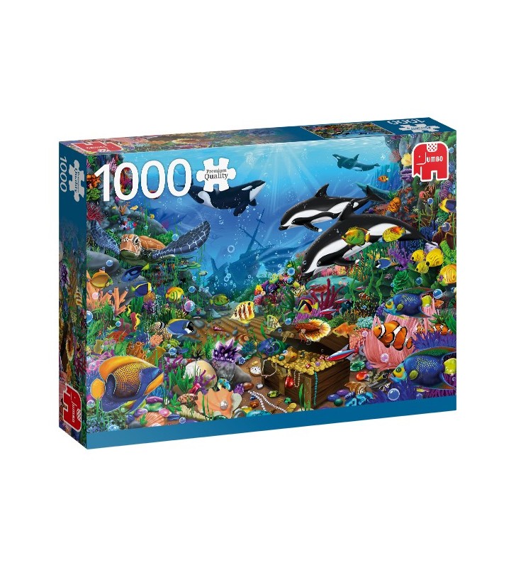 Premium collection jewels of the deep 1000 pcs puzzle (cu imagine) fierăstrău 1000 buc. floră & faună