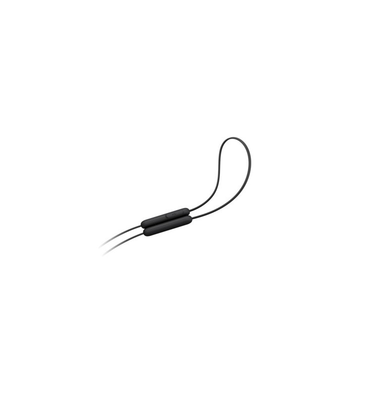 Sony wi-c200 căști fără fir în ureche, bandă gât calls/music bluetooth negru