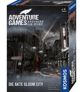 Kosmos adventure games - die akte gloom city board game travel/adventure