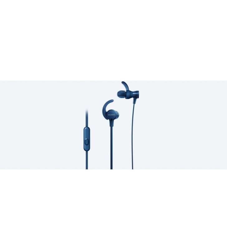 Sony mdr-xb510as căști prin cablu în ureche sporturi albastru