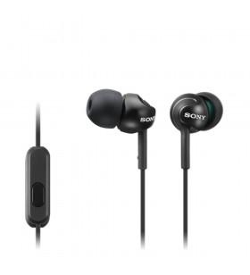 Sony mdr-ex110ap căști prin cablu în ureche calls/music negru