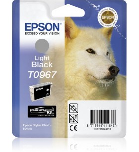 Epson husky cartuş light black t0967