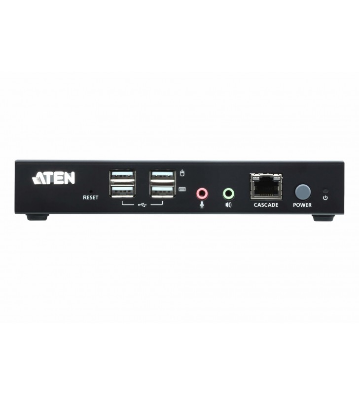 Aten ka8288 switch-uri pentru tastatură, mouse și monitor (kvm) raft pentru montat echipamente negru