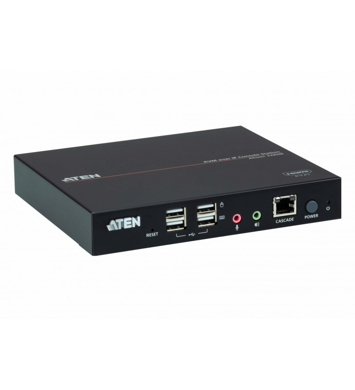 Aten ka8288 switch-uri pentru tastatură, mouse și monitor (kvm) raft pentru montat echipamente negru