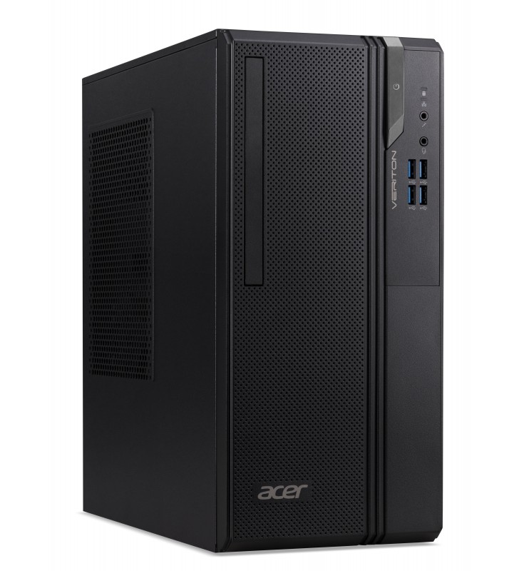 Acer veriton es2740g ddr4-sdram i3-10100 spaţiul de lucru intel® core™ i3 8 giga bites 256 giga bites ssd endless os pc-ul negru