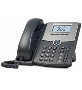 Cisco spa512g telefoane ip negru, argint 1 linii lcd