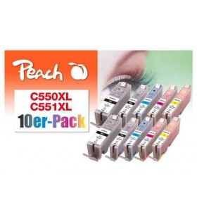 Peach pi100-310 cartușe cu cerneală negru, cyan, magenta, galben