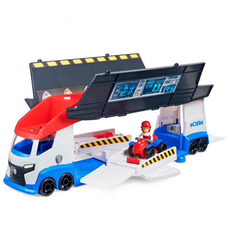Paw patrol transforming paw patroller with dual vehicle launchers
