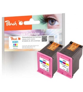 Peach pi300-504 cartușe cu cerneală 2 buc. compatibil productivitate standard cyan, magenta, galben