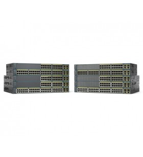 Cisco catalyst ws-c2960+24tc-l switch-uri gestionate l2 fast ethernet (10/100) negru