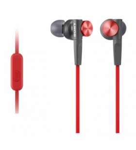 Sony mdr-xb50ap căști prin cablu în ureche calls/music negru, roşu