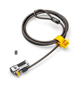 Kensington clicksafe combination laptop lock for nano security slot cabluri cu sistem de blocare negru, metalic 1,8 m