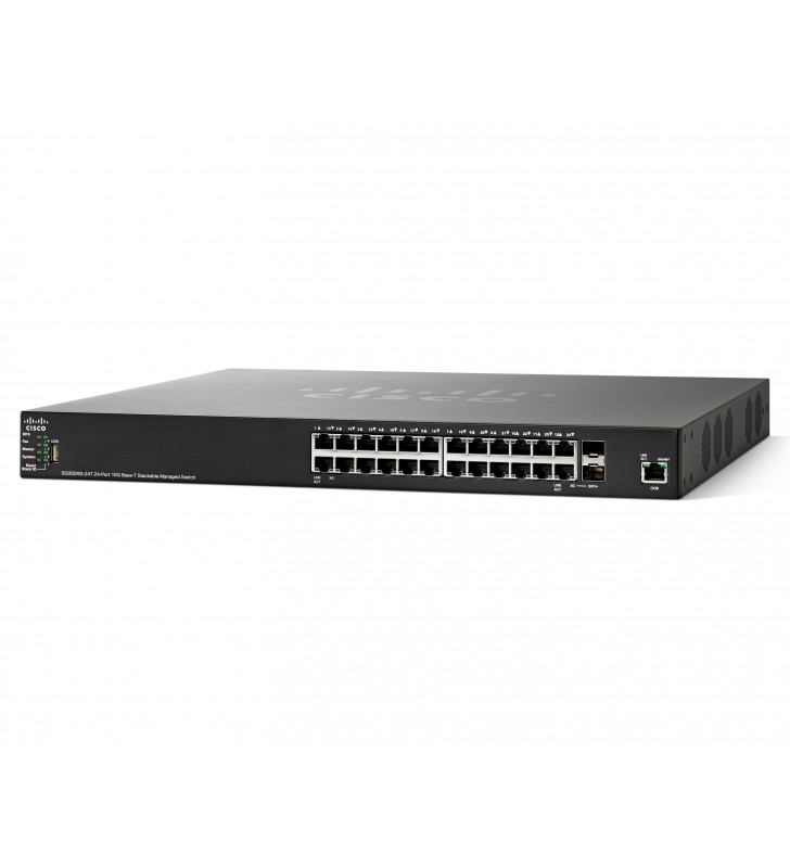 Cisco small business sg350xg-24t gestionate l3 10g ethernet (100/1000/10000) 1u negru