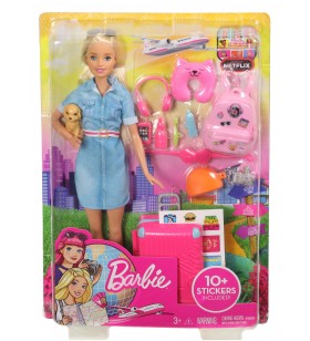 Barbie travel doll