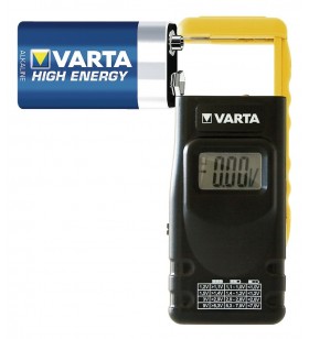 Varta 891101401 dispozitive pentru verificarea bateriilor negru, galben