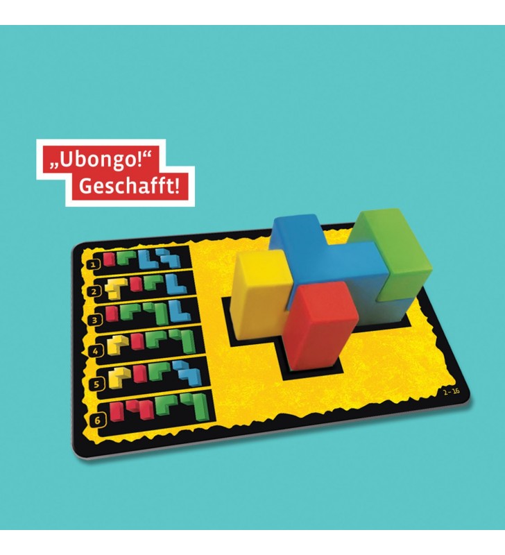 Kosmos Ubongo 3-D Family Board game Puzzle