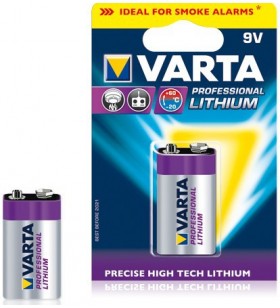 Varta professional lithium 9v baterie de unică folosință litiu