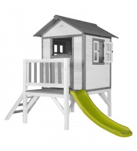 Axi lodge xl playhouse classic - lime green slide