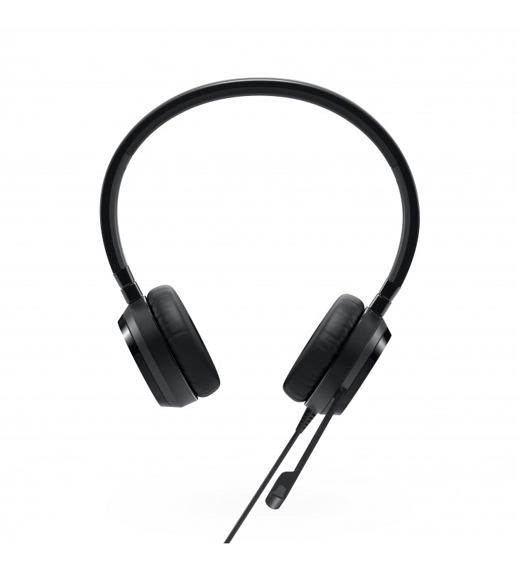 Dell uc350 cască audio & cască cu microfon căști prin cablu bandă de fixare pe cap gaming usb tip-a negru