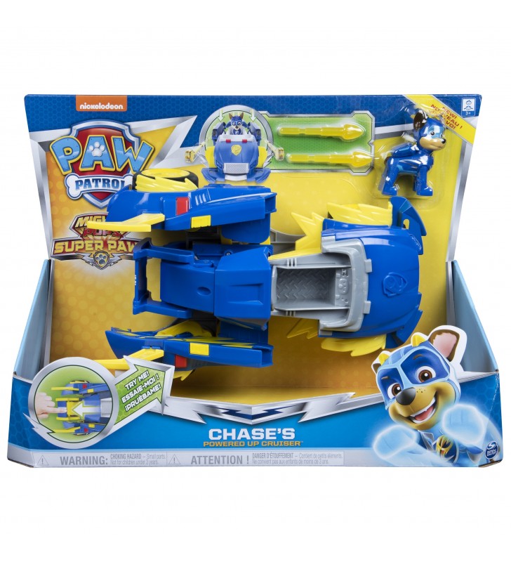 Paw patrol mighty pups power changing vehicle - chase