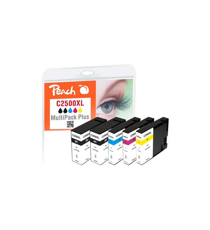 Peach pi100-284 cartușe cu cerneală negru, cyan, magenta, galben