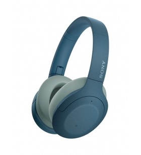 Sony wh-h910n căști prin cablu & wireless bandă de fixare pe cap calls/music bluetooth albastru