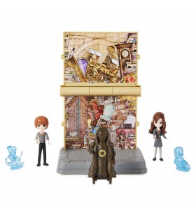 Wizarding world harry potter, room of requirement 2-in-1 transforming playset with 2 exclusive figures