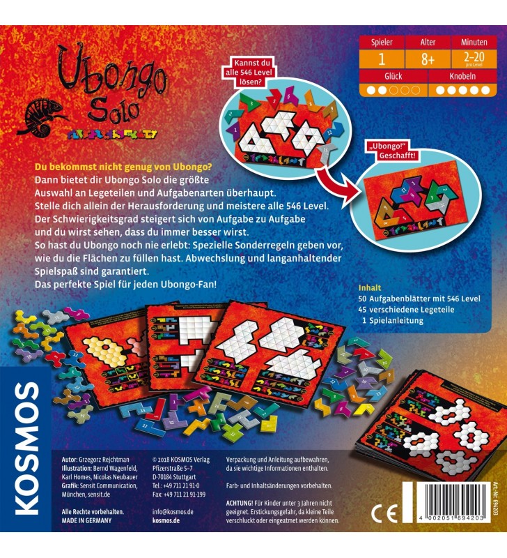 Kosmos 694203 jocuri de societate board game puzzle