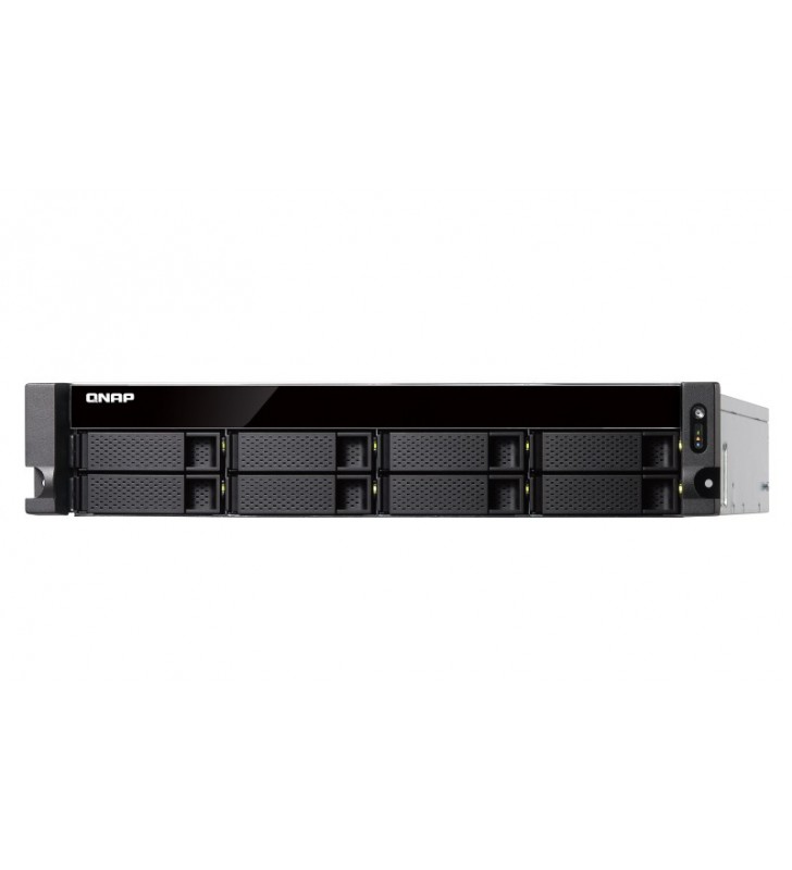 Qnap ts-883xu nas cabinet metalic (2u) ethernet lan negru e-2124