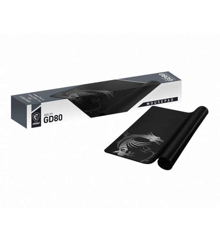 Msi agility gd80 mouse pad pentru jocuri negru, alb