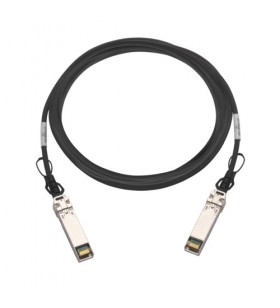 Qnap cab-dac15m-sfp28 cabluri din fibră optică 1,5 m qsfp28 negru