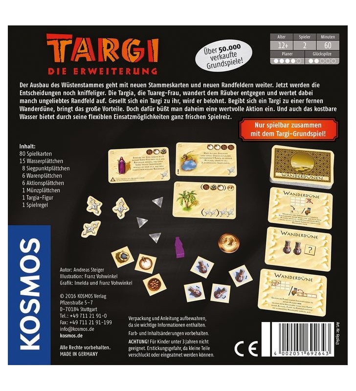 Kosmos 692643 jocuri de societate targi 60 minute board game expansion