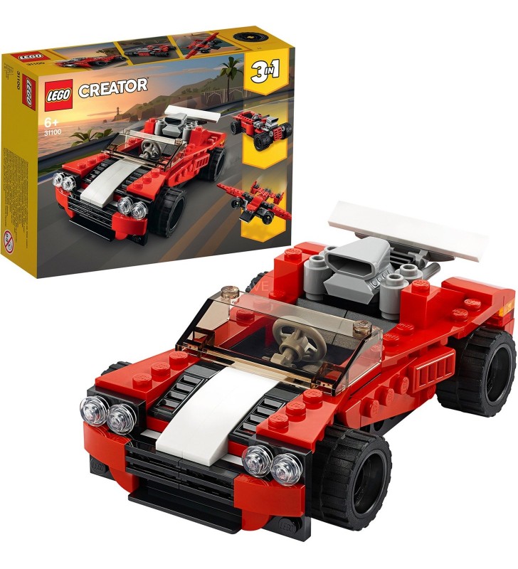 Jucărie de construcție a mașinii sport lego 31100 creator