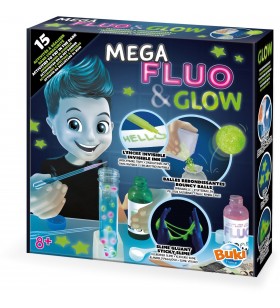 Buki  mega glow & fluo, kit de experiment