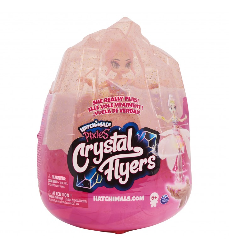 Hatchimals crystal flyers pink magical flying pixie toy