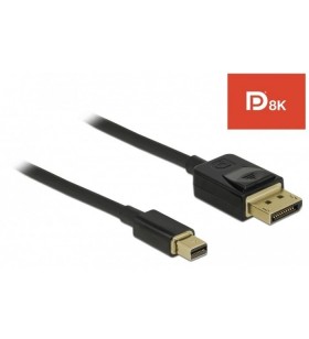 Cablu delock  certificat minidisplayport (st) - displayport (st) 8k 60hz