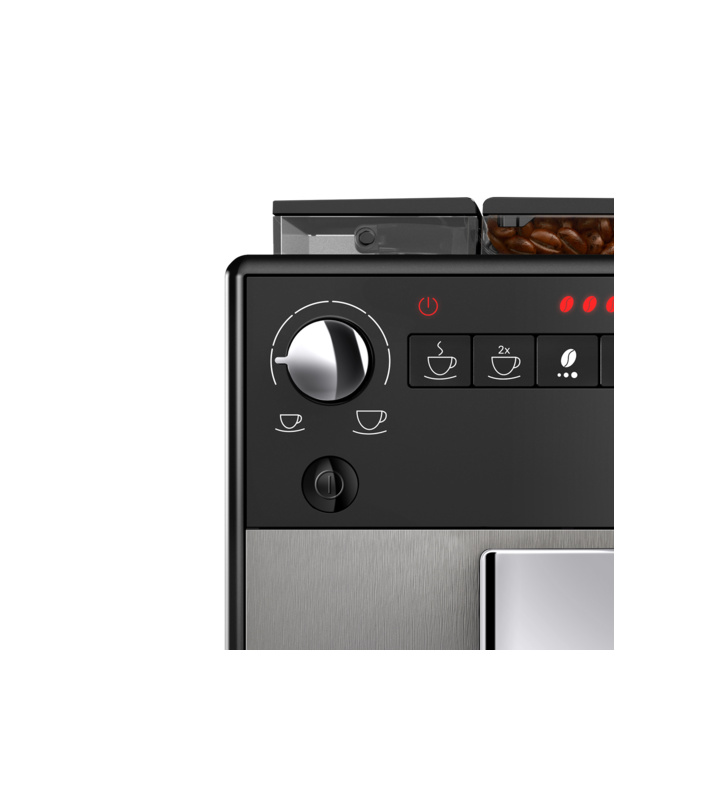 Espressor automat melitta® avanza, 15 bar , sistem cappuccinatore, 5 niveluri de granulație