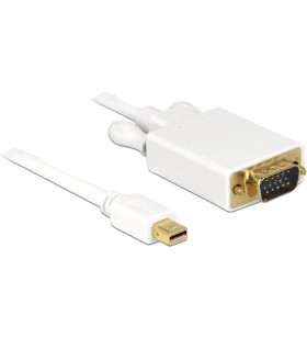 Cablu adaptor delock  mufa mini-displayport - mufa vga cu 15 pini